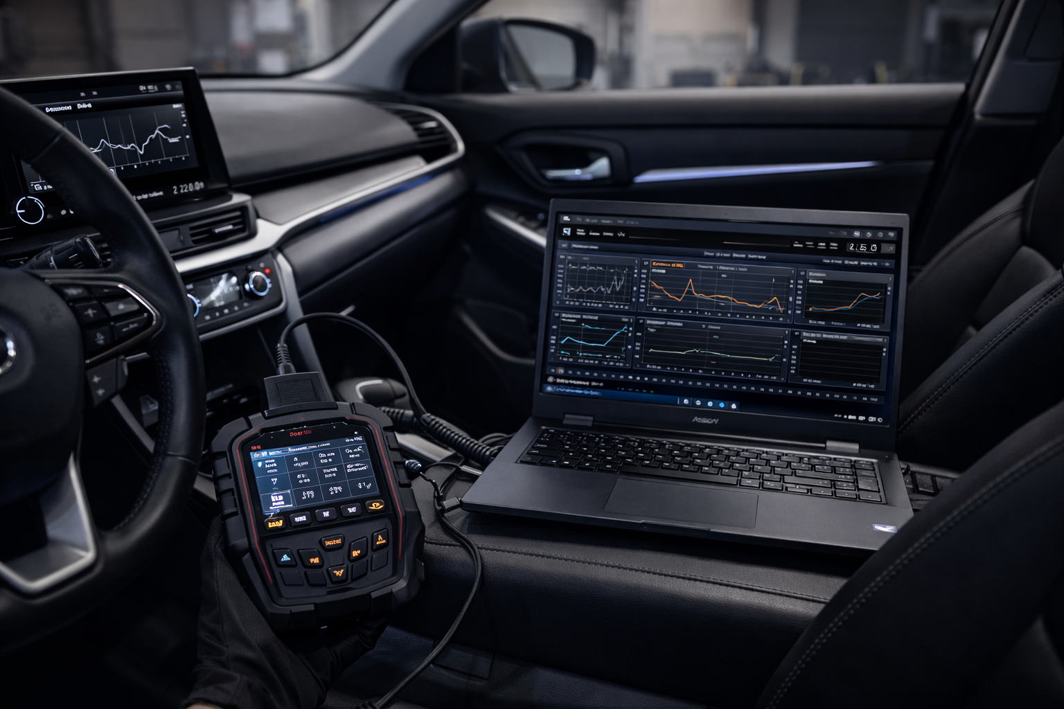 فحص مركبة فاخرة